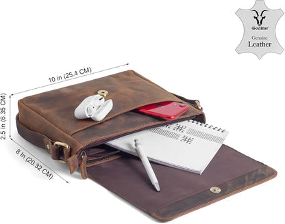 Goatter Hunter Leather Floral Sling Bag for Girls and Women,