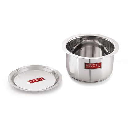 Hazel Induction Base Tope Stainless Steel Induction Bottom Tope Thick Heavy Flat Base with Steel Lid