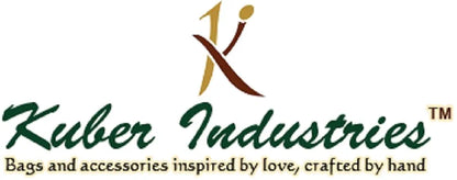 Kuber Industries Embroidery Table Runner in Soft Cloth Brown Colour