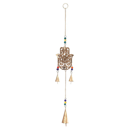 Catcher Traditional Indian Dreamcatcher Wall Art Height 75 cm Metal Wallhanging-Hamsa