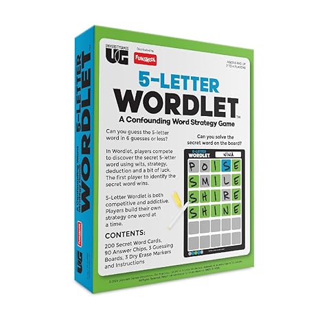 Funskool Games 5 Letter wordlet Word Game for Adults Kids
