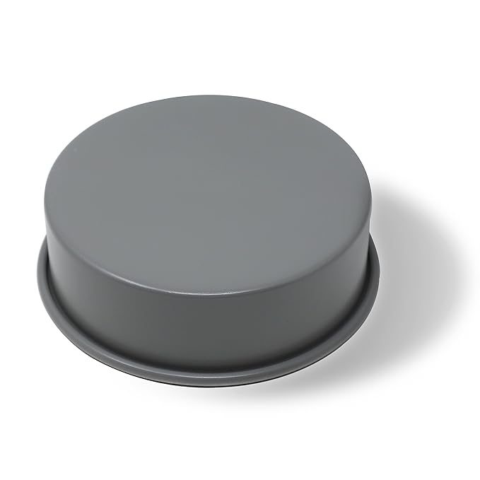 Hazel Cake Mould Non Stick Mold Heavy Gauge Round 1/2kg Aluminized Steel 500 gms Pan Grey