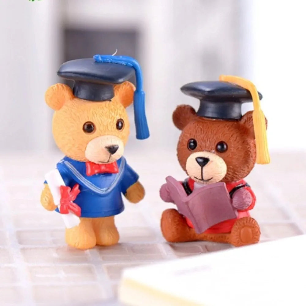 Satyam Kraft 1 Set  Resin Teddy Bear Miniature Figurines