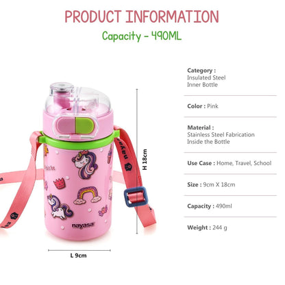 Nayasa Captain Insulated Water Bottle 490ml