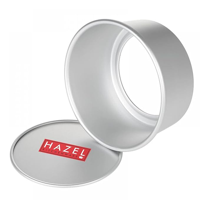 Hazel Aluminium Detachable Cake Moulds Removable Bottom Cake Tin Round Cake Large