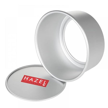 Hazel Aluminium Detachable Cake Moulds Removable Bottom Cake Tin Round Cake Large