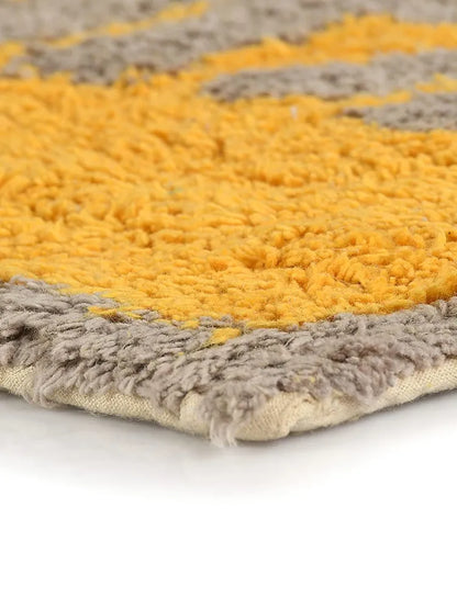 Sashaa World Elephant Patterned Bathmat Colour Yellow