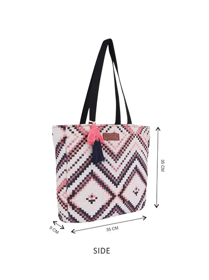 Astrid Handmade Macrame Flap Over Sling Bag For Girls And Women Colour Engaging Multi Coloured Diamond