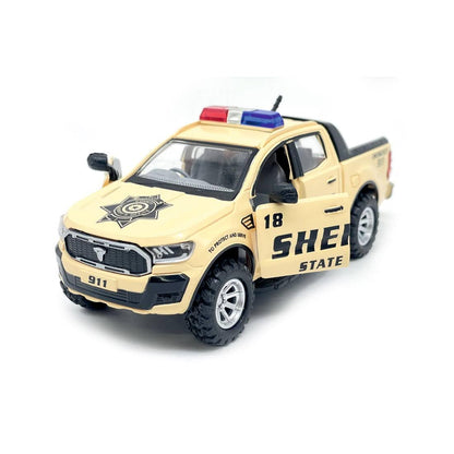 Centy Sheriff Pull Back Police Toy Car with Door Openable for 3Y+ Assorted Colours