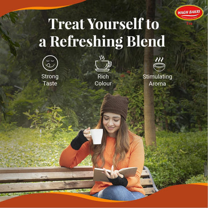 Wagh Bakri Leaf Tea Carton Pack - 250 gms