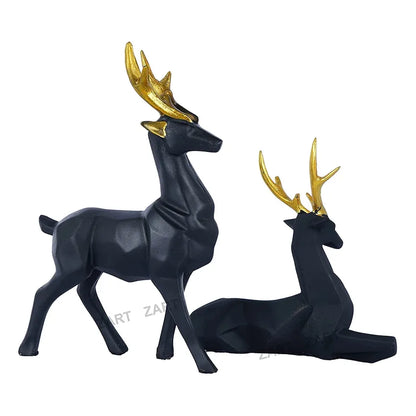Zart Resin Deer/Hiran Showpiece for Home Decor & Office Decor