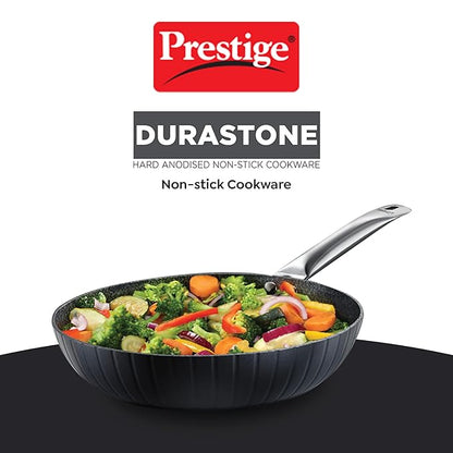 Prestige Durastone 28cm(2.6l) Hard Anodised Fry Pan With 6 Layers Non-stick Coating