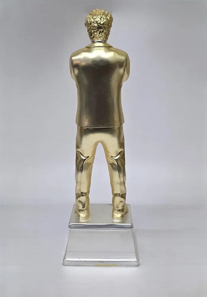 Gold Art India Best Father Figurine Gold & Silver Plated Matte