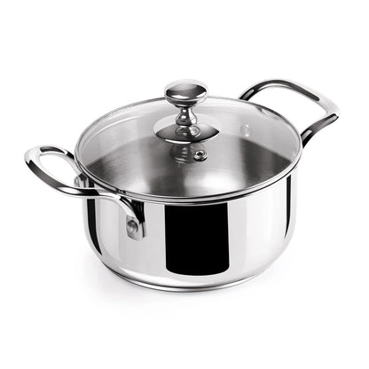 Milton ProCook Tri-Ply Stainless Steel Casserole with Lid
