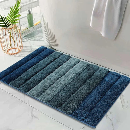 Luxe Home International Microfiber Luxe Home Bath Mat Super Soft Anti Skid Luxury Mats 40 X 60 Cm Colour Hunter Green (Pack of 2)