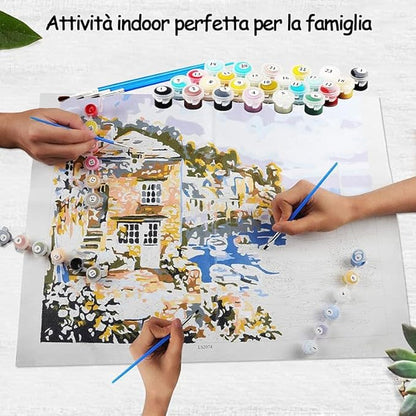Tulip N Turtle Epitome of Love Da Vinci Premier Series Tube Packing 36 Colours Diy Paint by Number Kit for Adults Beginner