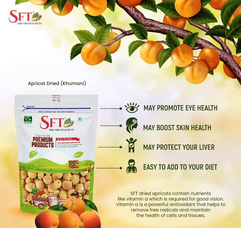Sft Apricot Dried Khumani - 1000 gms