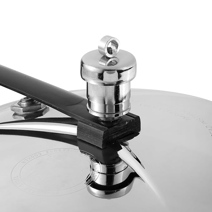 Vinod Straight Platinum Triply Stainless Steel Inner Lid Pressure Cooker - 2 Litres | Sas Bottom | Induction Ready