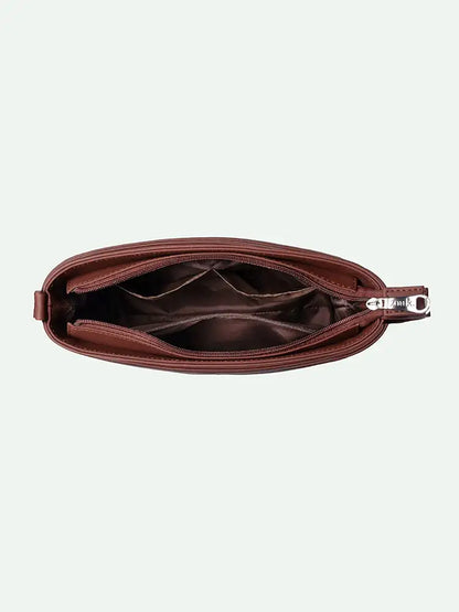 Zouk Harmony Sling Bag Crossbody Bags for Women Vegan Leather & Jute