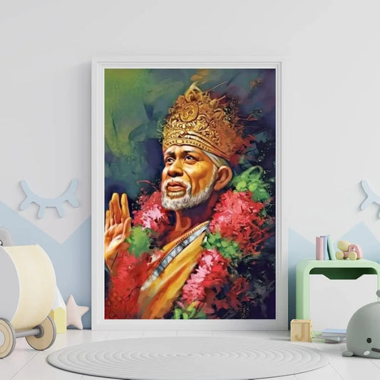 TULIP N TURTLE Sri Sai Diy Acrylic Paint By Number Kit For Adults Kids Beginner Diy Canvas Painting By Number. Wall Decoration Diy Painting Kit For Adults,Multi-Coloured