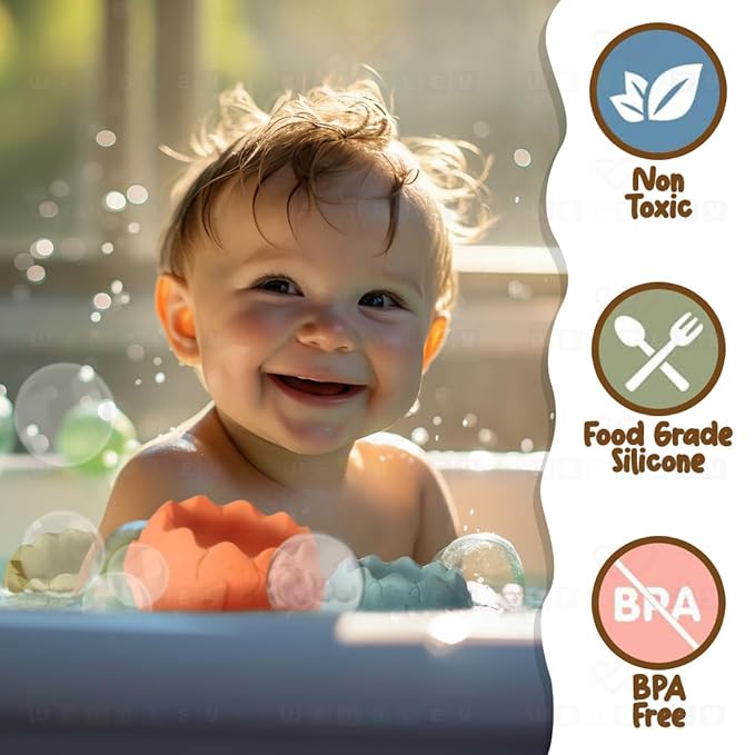 Wembley Stacking Toys for Kids Baby Bath Toys Colorful Toddler