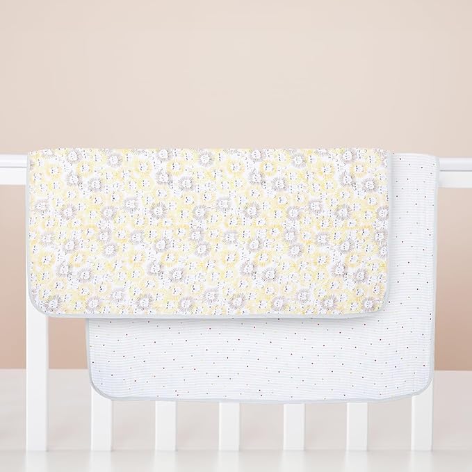 Haus & kinder Cotton Reversible Muslin Blanket For Newborn Baby Boy Colour Roarsome Yellow