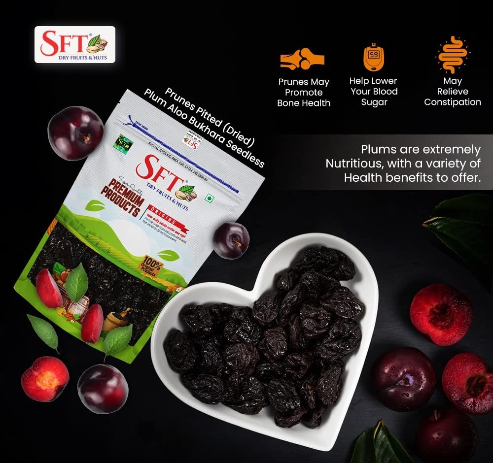 Sft Prunes Pitted Dried - 200 gms