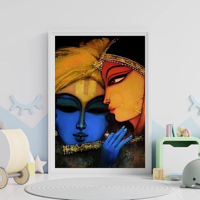 Tulip N Turtle Face Kr Diy Acrylic Paint by Number Kit for Adults Kids Beginner Number Painting Kit | Wall Decoration