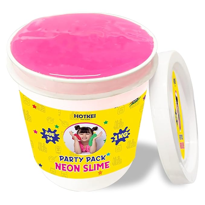 Hotkei Party Pack Neon Slime - 1000 gms