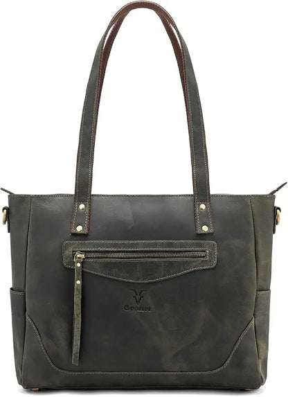 Goatter Genuine Leather Office And Daily Travel Use Shoulder Bag For Women's,