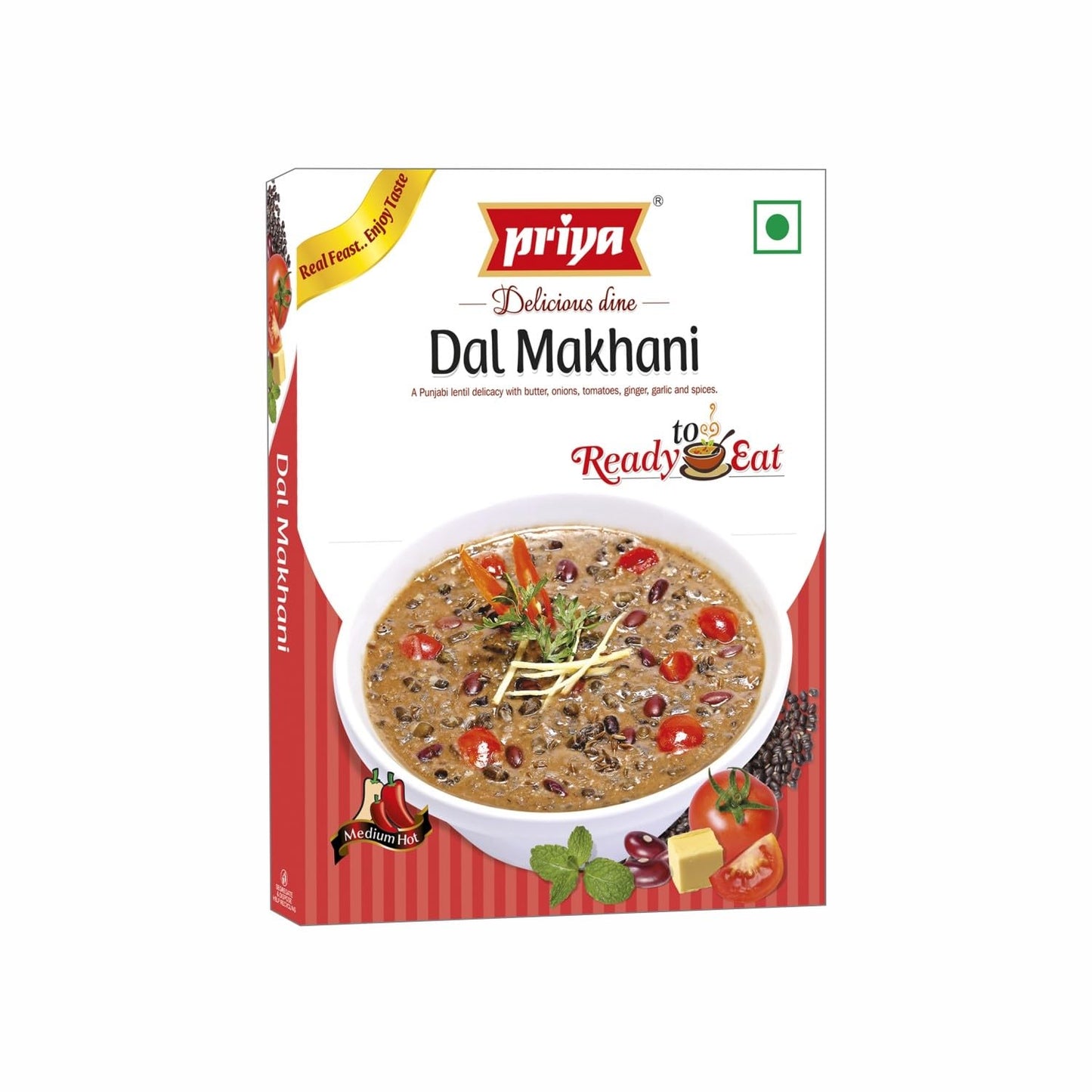 Priya Authentic Ready to Eat Dal Makhani - 300 gms (pack of 2)