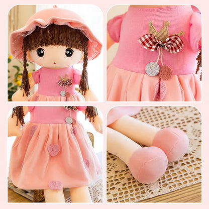 Tickles Princess Doll with Hat Soft Stuffed Plush Toy for Kids 45 cm