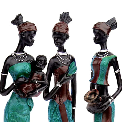 Xtore Beautiful Finish Uniquely Hand Crafted Home Decor African Tribal Women Art Piece