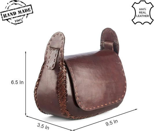 Goatter Women's Genuine Leather Cross-Body Sling Bag,