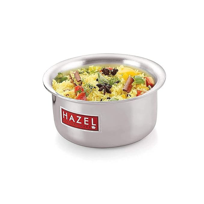Hazel Aluminium Tope 875 ml Patila Food-Grade Aluminium Kitchen Utensils for Traditional Indian Cooking