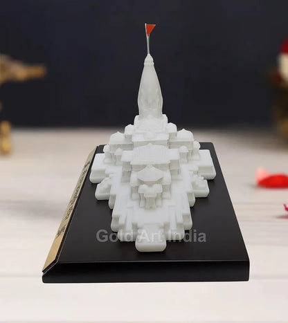 Gold Art India Ram Mandir Ayodhya Clear White - Minature