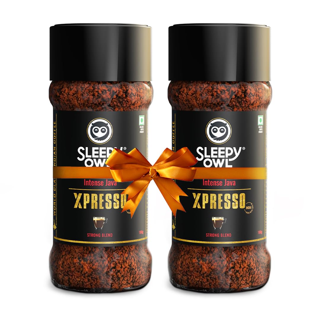 Sleepy Owl Xpresso Strong Instant Coffee - 100 gms (Pack of 2)