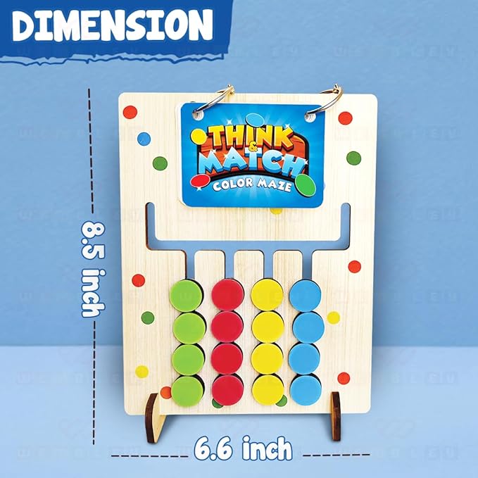 Wembley Kids Montessori Puzzle Game Learning Toy for Kids Color and Pattern Matching