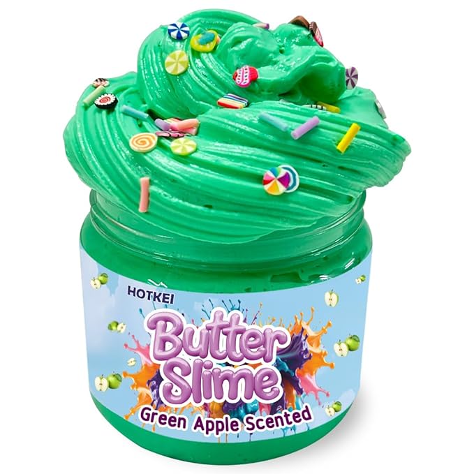 Hotkei Jasmine Scented Butter Slime for Kids 3 to 10 Years - 150 gms
