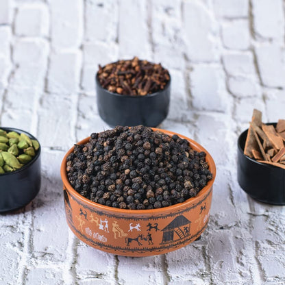 ATS Natural Premium Malabar Black Pepper Whole  - 200 gms