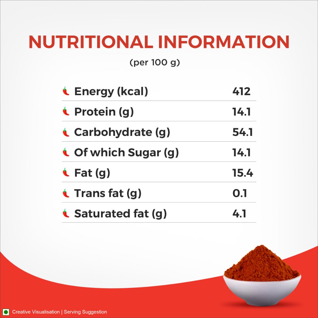Aashirvaad Chilli Powder - 500 gms