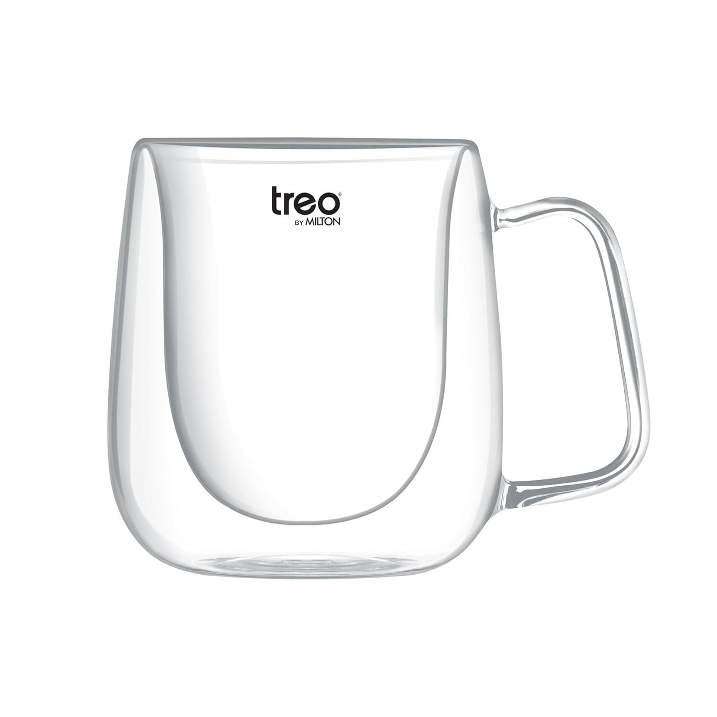 Milton Double Wall Tea Coffee Glass Mug