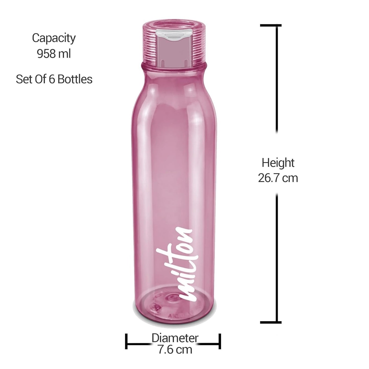 Milton Name Tag Water Bottle