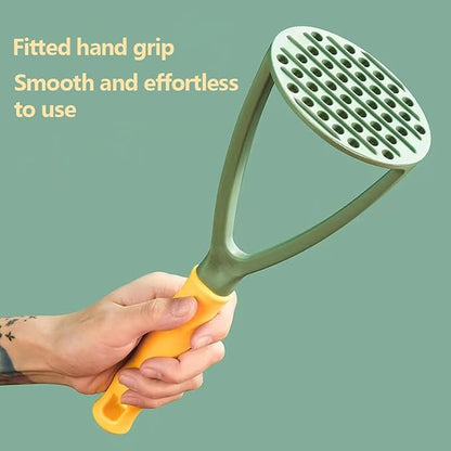 Wareflux Manual Non Stick Safe Masher for Potato Pumpkin Rice Bean Fruits Baby Food