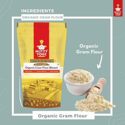 Nutty Yogi Green Gram Flour / Green Moong Daal Atta