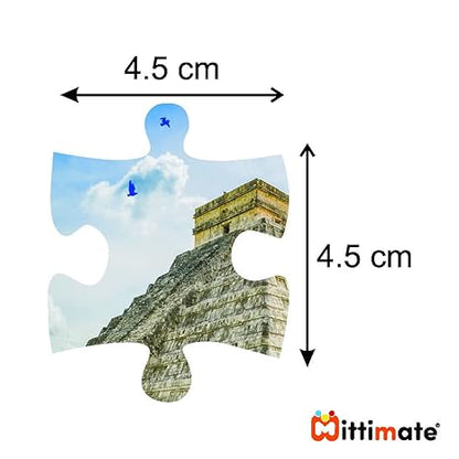 Mittimate Chichen Itza Jigsaw Puzzle Game for Kids Age 4 to 6 Old 36 Pieces Puzzle Toy