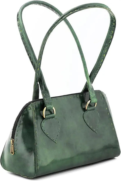 Goatter Genuine Leather Top Handle Tote Hanbag For Women
