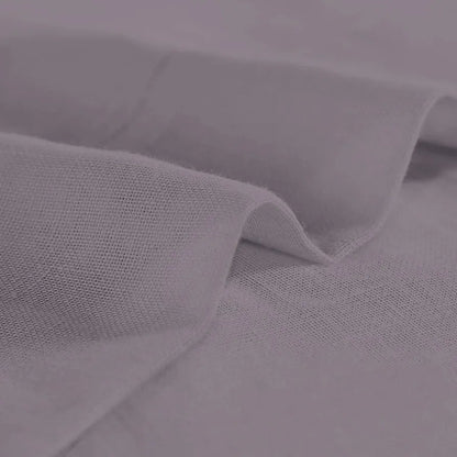 Cloth Fusion Cotton Feel Sheer Door Curtains 7 Feet Long Set of 2 Semi-Transparent Lavender