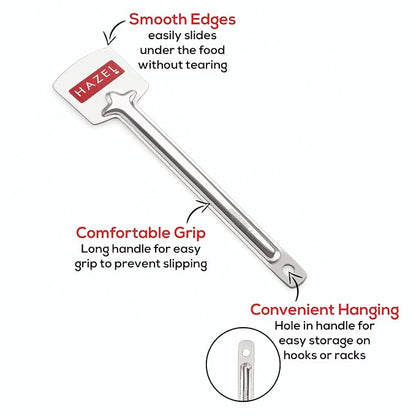 Hazel Stainless Steel tavetha palta Turner Spatula for Dosa Turner Palta Roti Palta