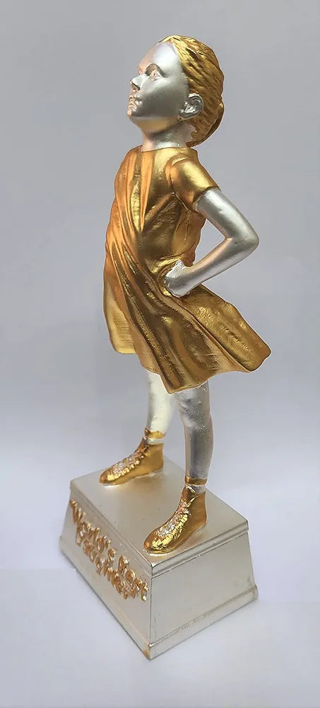 Gold Art India Daughter Figurine Two Tone Matte